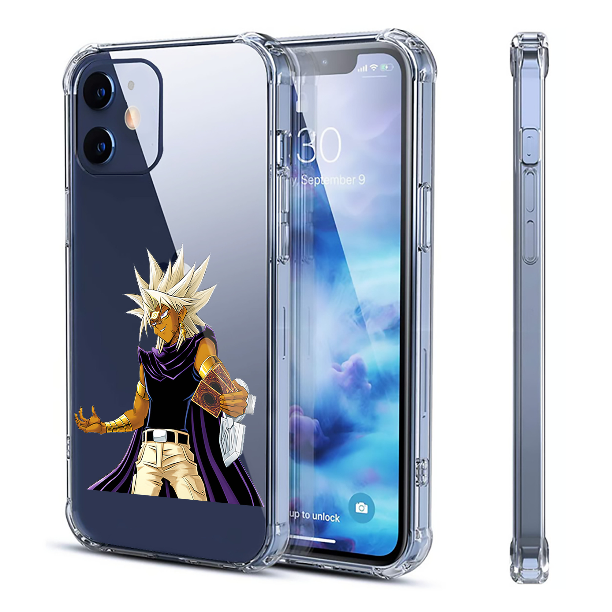 （画像用） 遊☆戯☆王 Yu-Gi-Oh! 【iPhone 12シリーズ対応】透明スマホケース（クリアソフトケース）